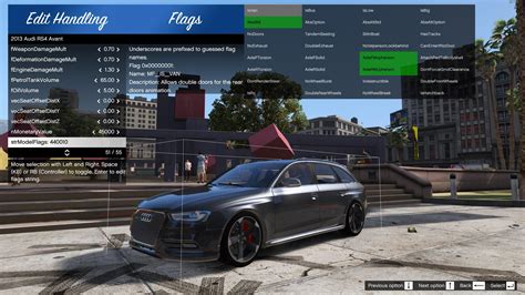A single-player script that allows editing handling values, in-game. . Fivem real time handling editor